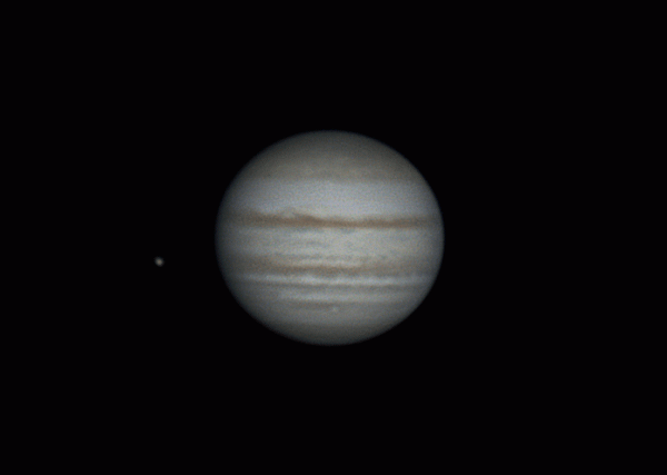 Animation of Jupiter's rotation, October 29, 2022 - Astrophotography