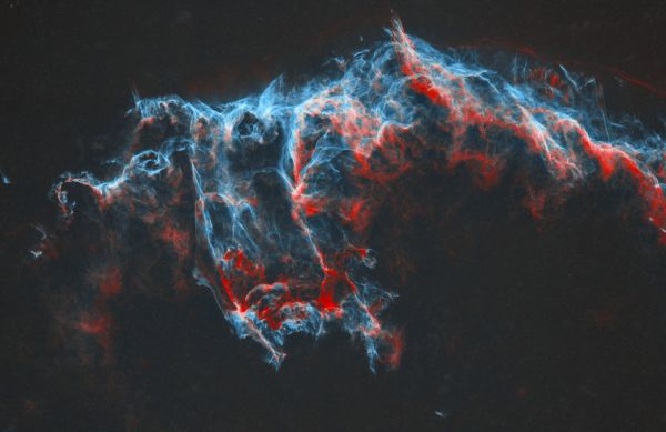 Bat Nebula in Bi-Color (no-stars ed.) - Astrophotography