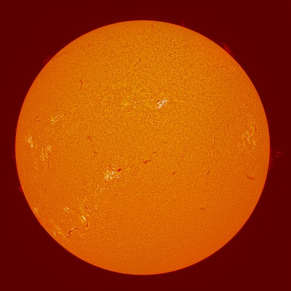 Sun. Chromosphere - Astrophotography