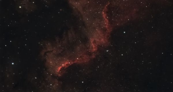 Cygnus Wall - part of NGC 7000 North America Nebula - Astrophotography