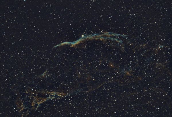 NGC 6960 Western Veil (Witch's Broom) and NGC 6974 in the Cygnus Loop - Astrophotography