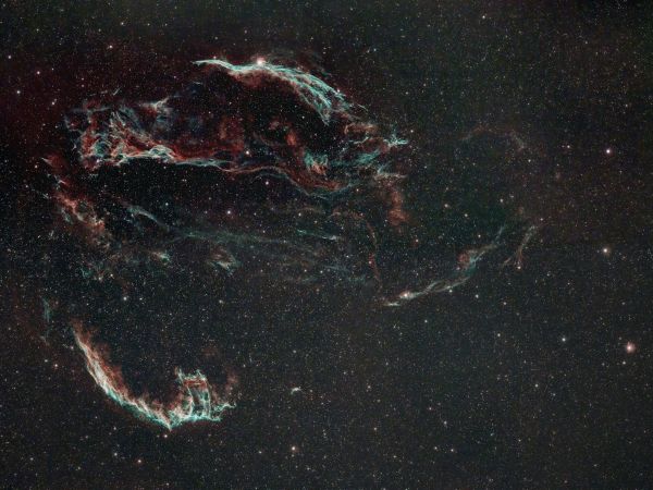 Cygnus Loop. Mosaic 2x2 - Astrophotography