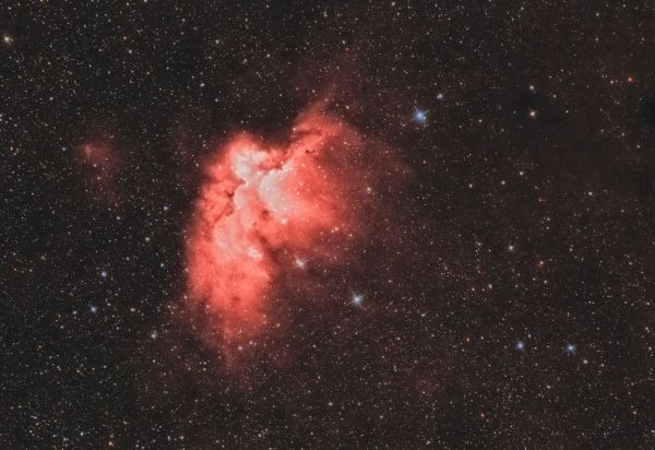 NGC 7380 The Wizard Nebula - Astrophotography