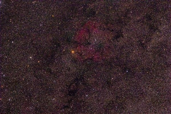 Emission nebula IC1396 in the constellation Cepheus - Astrophotography