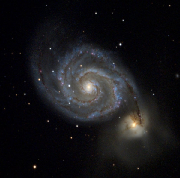 M51 on SW 250/1200 - Astrophotography