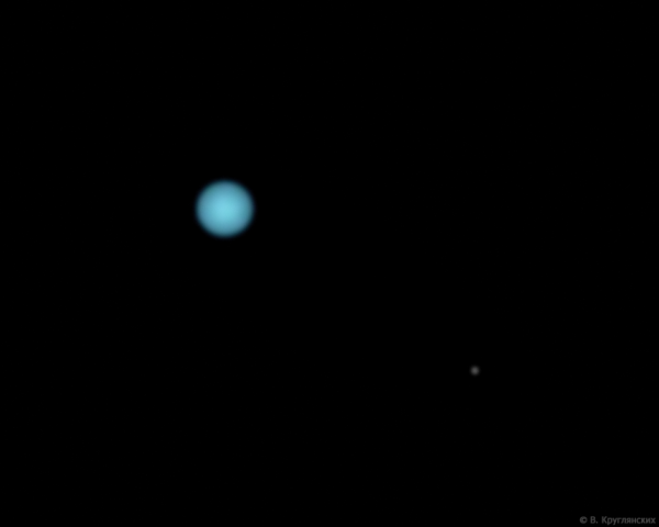 Neptune and Triton - Astrophotography