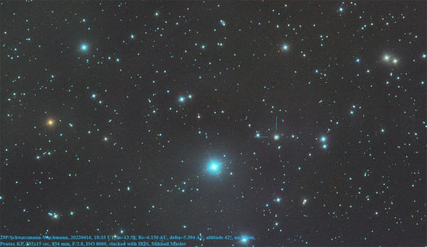 29P/Schwassmann-Wachmann - Astrophotography