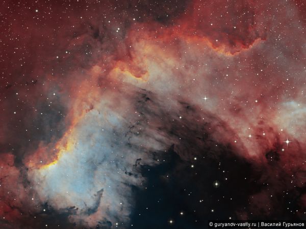Fragment of the North America Nebula — NGC 7000 — 