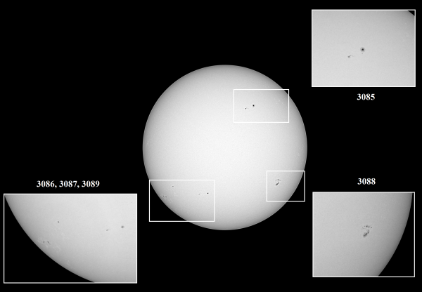 Solar activity on 25.08.22, W=98 - Astrophotography