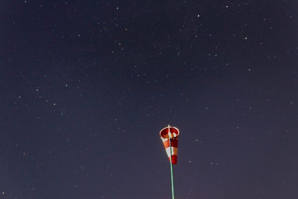 Pier on the Ikshinskoye Reservoir - Astrophotography