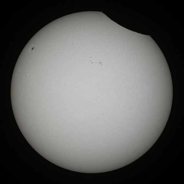 Partial solar eclipse 29.03.2025 in Moscow region - Astrophotography