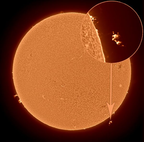 Detached prominence - Astrophotography