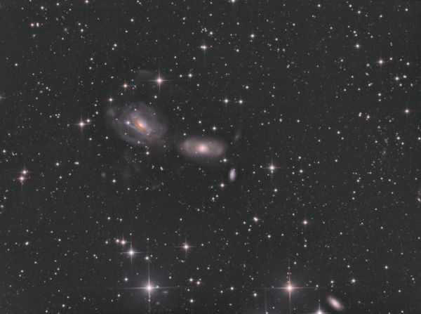 Sextans Triplet NGC 3165, 3166, 3169 - Astrophotography
