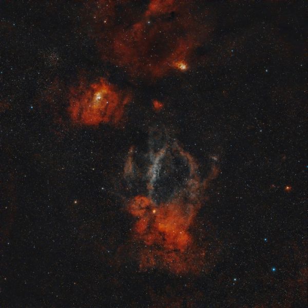 NGC 7635 SH2-157 The Bubble and Lobster Claw - Astrophotography