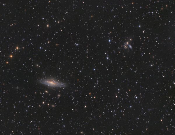 Galaxy NGC7331 and Stephan's Quintet - Astrophotography
