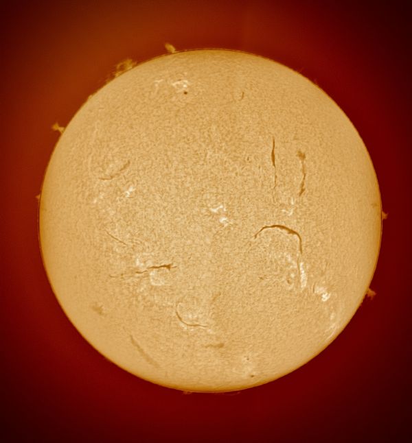 The Sun 23-04-23 colorized - Astrophotography