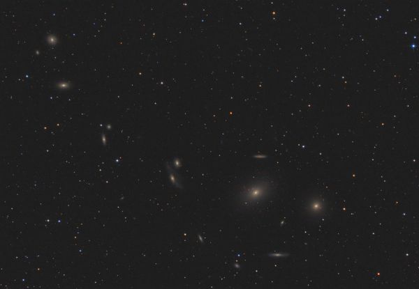 Markarian's Chain - M84, M86, etc. - Astrophotography
