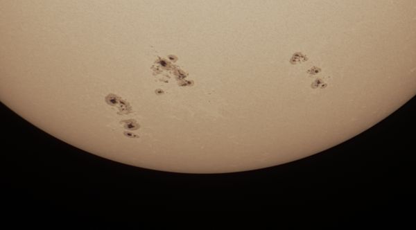 Sunspots on June 21 - Astrophotography
