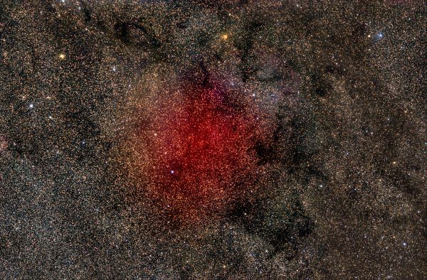 The Milky Way in the region of the Elephant's Trunk Nebula, IC 1396 - Astrophotography