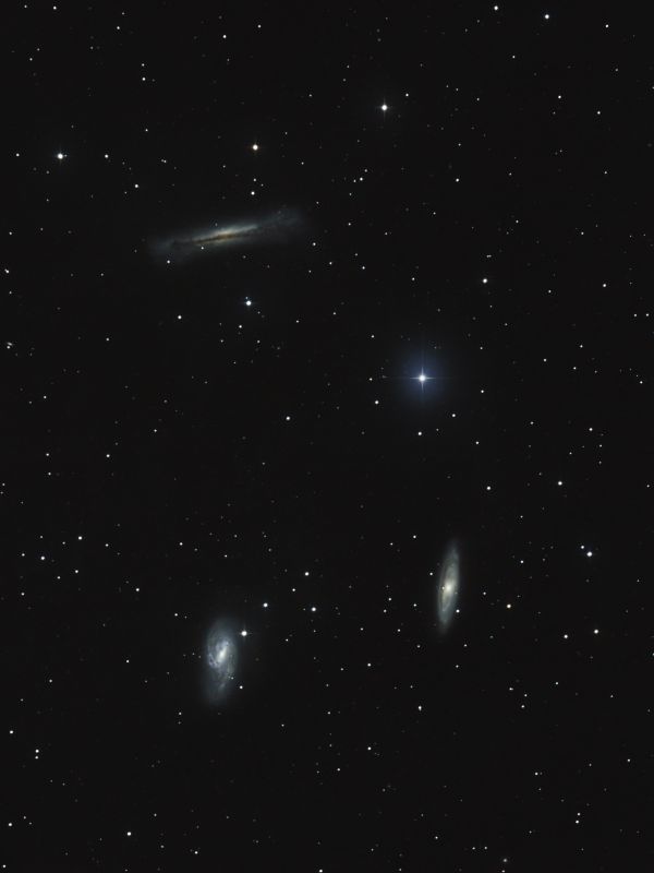 M65, M66, NGC 3628 The Leo Triplet - Astrophotography