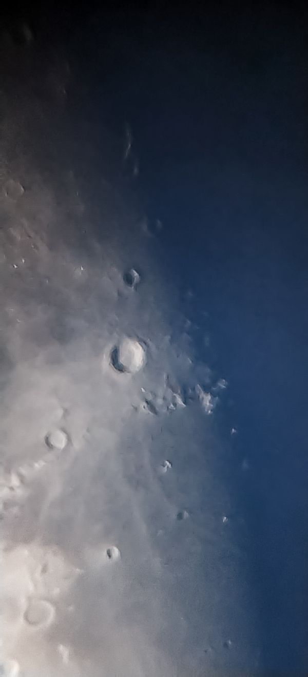 Crater on the moon - Astrophotography