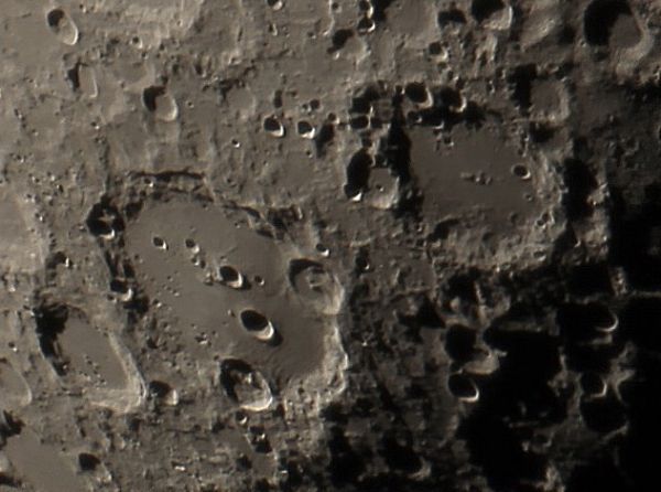 Craters Clavius and Maginus - Astrophotography