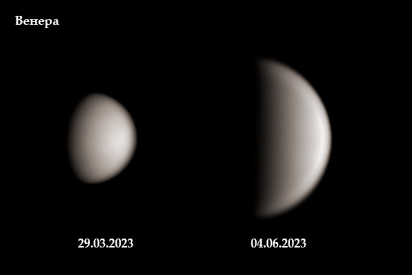Phase change of Venus - Astrophotography