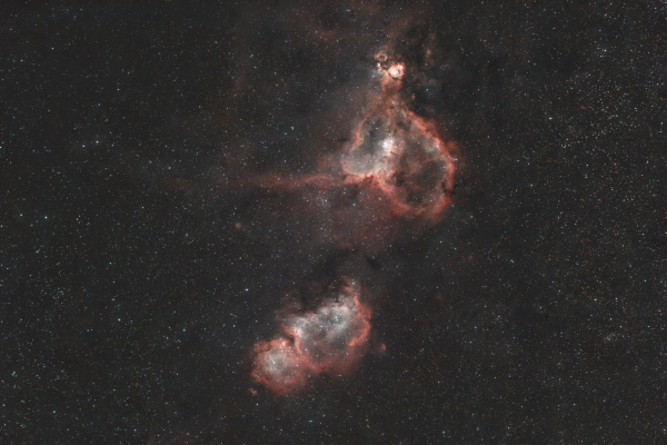 Heart and Soul Nebulae - Astrophotography