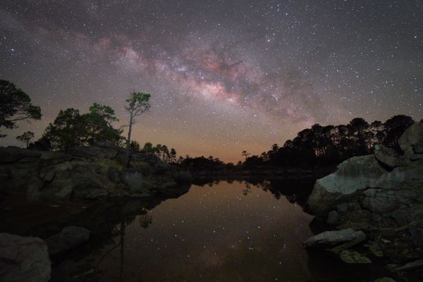 Laguna in Mexiquillo Park, Mexico - Astrophotography