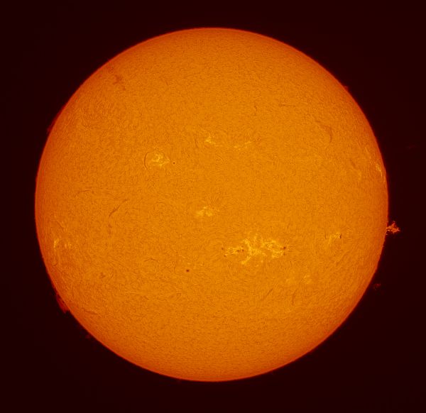 The Sun in Chromosphere on July 21 - Astrophotography