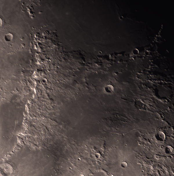 Lunar surface. 07/09/2023 - Astrophotography
