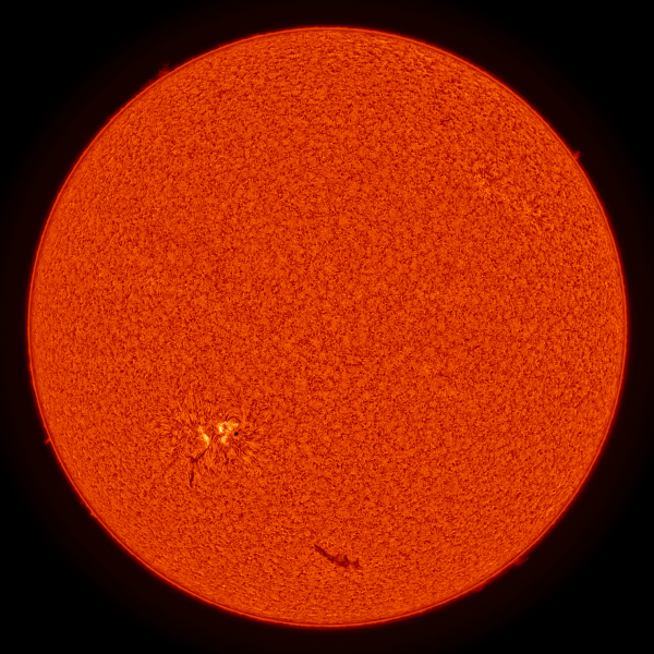 2020.06.08 Sun Full Disk H-Alpha (color) - Astrophotography