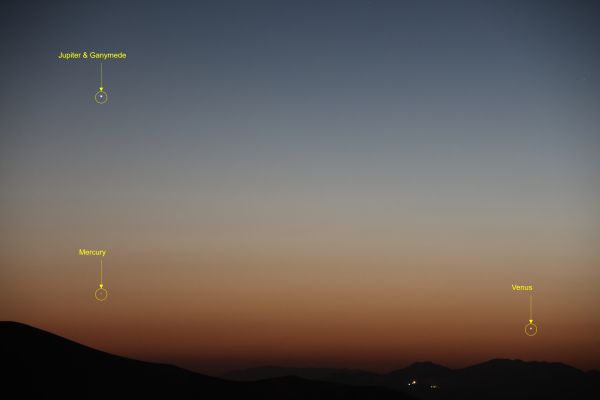 Mercury-Venus-Jupiter-Ganymede - Astrophotography