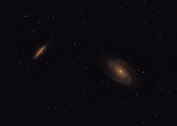 M 81, M 82 (Bode's Galaxy and Cigar Galaxy) - Astrophotography