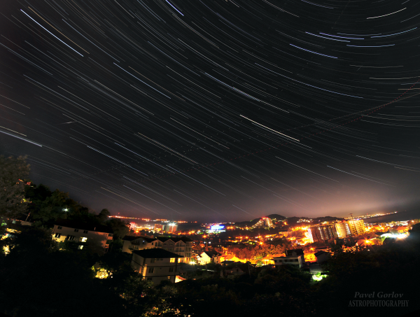 Panorama of the Dagomys neighborhood - Astrophotography