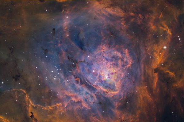 Heart of M8 Lagoon Nebula - Astrophotography