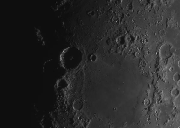 The Moon. Mare Nectaris, Crater Theophilus - Astrophotography