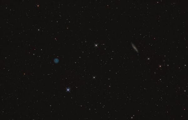 The Owl Nebula and galaxy M108 - Astrophotography