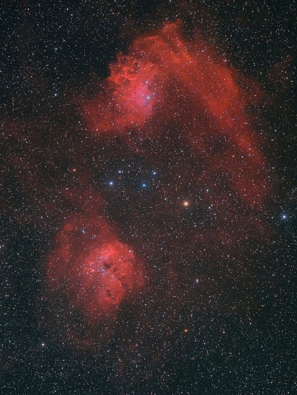 IC405 and IC410 - Astrophotography