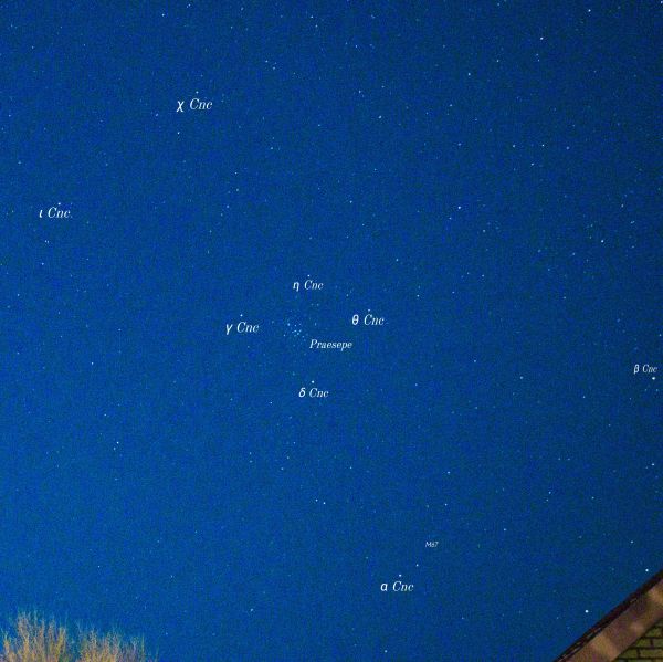 The constellation Cancer. - Astrophotography
