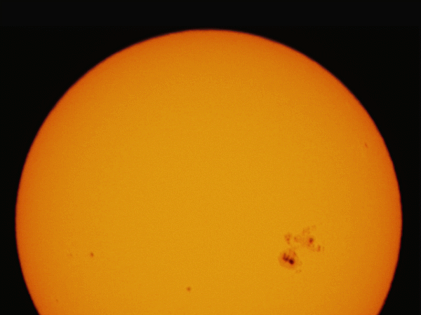 Sun & Swift 25.10.2014 - Astrophotography
