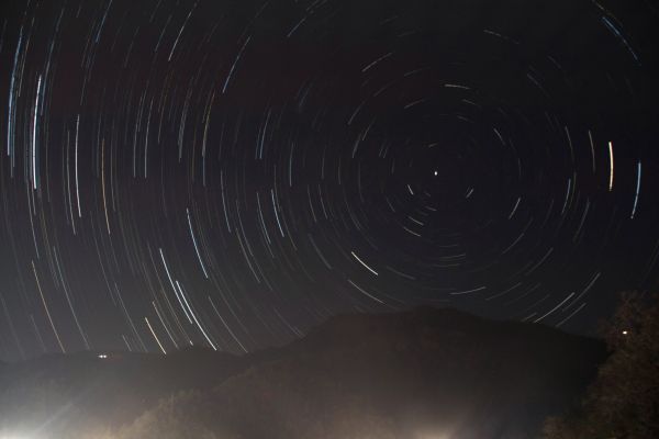 Polar trails - Astrophotography