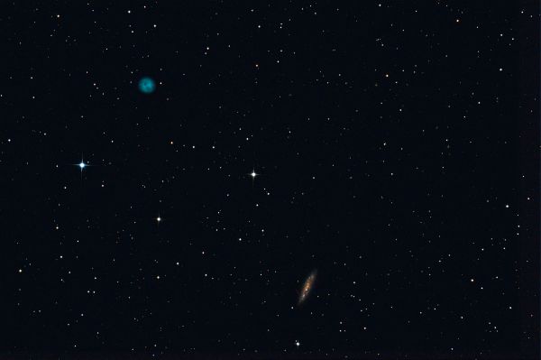 M97 (Owl nebula), M108(Surfboard galaxy) - Astrophotography