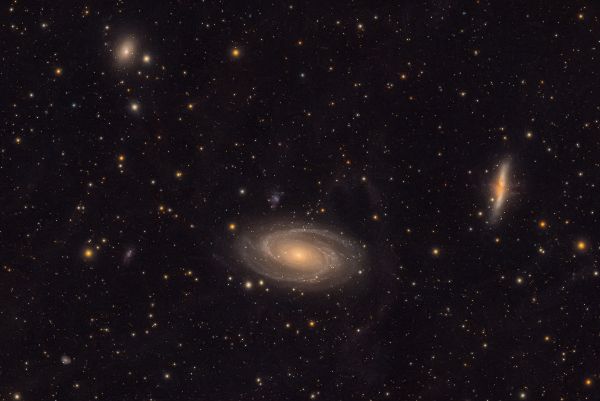 M81, M82, NGC 3077 - Astrophotography