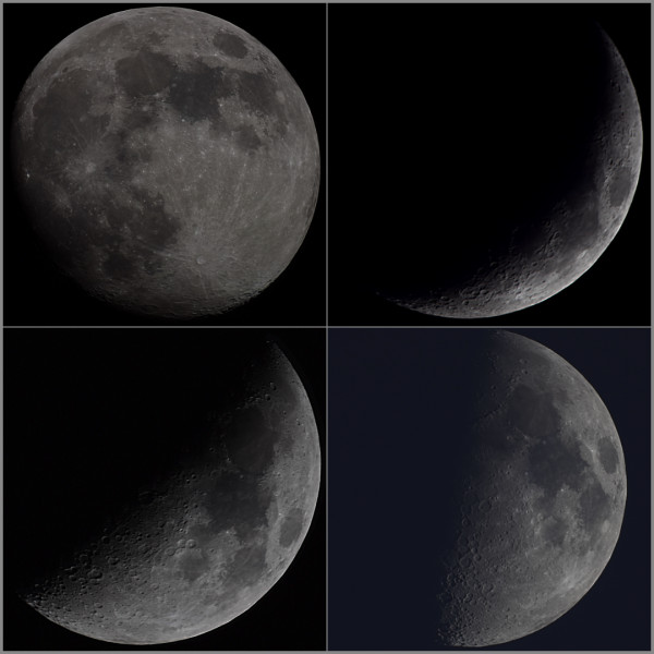The Moon in January 2026 (Moscow) - Astrophotography