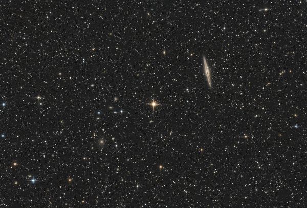 NGC 891 & Abell 347 - Astrophotography