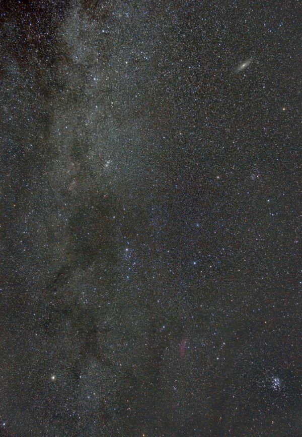 The Milky Way through the constellations Perseus and Cassiopeia - Astrophotography