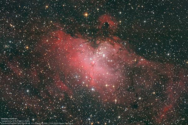 M16 cluster and nebula (Eagle) in Serpens - Astrophotography