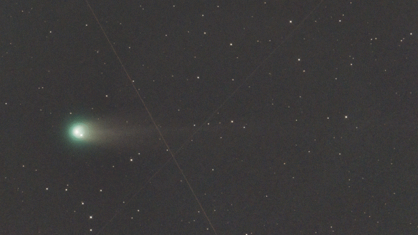 Animation of the motion of C/2025 A6 (Lemmon) - Astrophotography