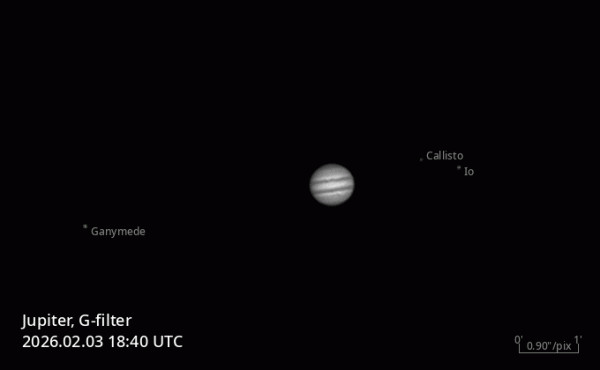 Jupiter & moons - Astrophotography